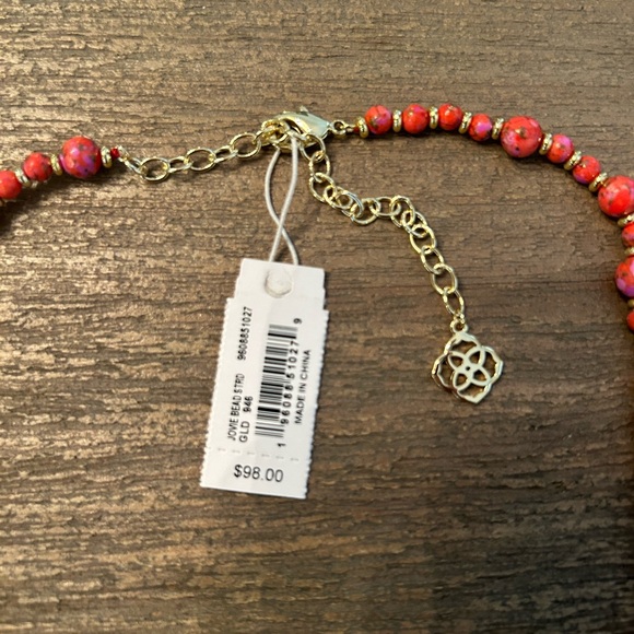 Kendra Scott necklace Jovie 14k plated & magnesite beaded necklace - Picture 5 of 6